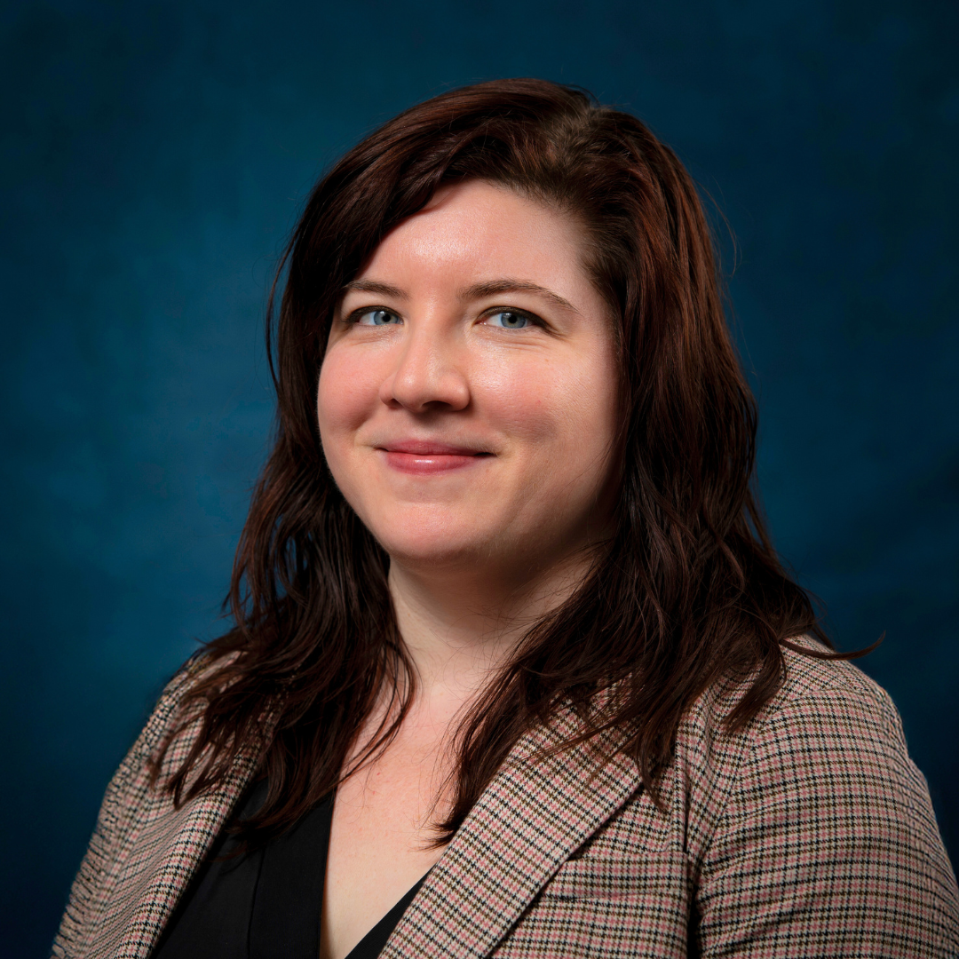 Professional portrait of woman with dark hair