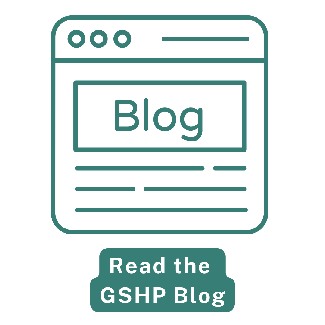 Blog icon with text Read the GSHP Blog